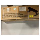 APPEARS NEW IN BOX FLAT TRAINING BENCH - BLACK