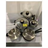 SET OF KITCHEN CARE BY WEST BEND POTS & PANS
