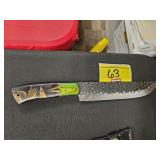 HANDMADE KNIFE WITH APPROX 8' BLADE