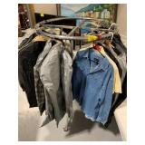 RACK OF NICE MEN'S SUITS & SUIT JACKETS, MEN'S