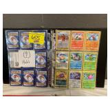BINDER OF POKEMON CARDS - 9 HOLOS