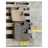 2 KUBOTA TRACTOR WEIGHTS