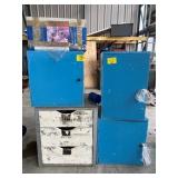 GARAGE CABINETS FULL OF HARDWARE & CONTENTS OF