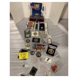 GROUP OF MILITARY PINS & MEDALS