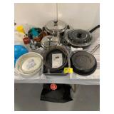 GROUP OF POTS & PANS, PFALTZGRAFF PIE PLATE,