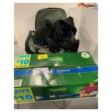 CASE OF SZ M DEPENDS, BAG OF SOFT GOODS & GLOVES