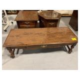 LIVING ROOM TABLE SET - COFFEE TABLE, 2 END