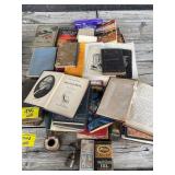 GROUP OF ANTIQUE BOOKS OF ALL KINDS