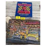 ANTIQUE SIGN & CARS PRINT, HARLEY DAVIDSON METAL