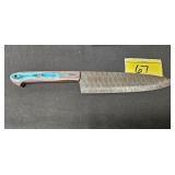 HANDMADE DAMASCUS KNIFE WITH APPROX 7.75' BLADE