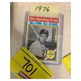 1976 TED WILLIAMS SPORTING NEWS ALL STAR BASEBALL