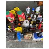 PALLET OF CLEANING SUPPLIES & WEEDBLOCK, SUPER