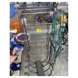 GARDEN METAL SHELVING, GARDEN RACKS, FIREPLACE