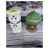 KEEBLER ELF COOKIE JAR TREE, PILLSBURY DOUGH BOY