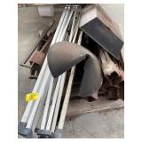 EASY-UP BASE, METAL PIECES & RODS