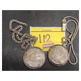 (2) POCKET WATCHESï¿½QUINTEL AND WATCH-IT