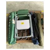 PALLET OF OUTDOOR CHAIRS OF ALL KINDS