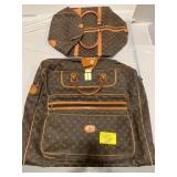 2 LOUIS VUITTON MARKED LUGGAGE BAGS - NOT