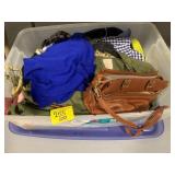 TOTE OF MEN'S CLOTHES, PURSE, DUCKS UNLIMITED 2X