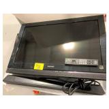 32' SONY BRAVIA TV W/ REMOTE & CORD, SONY SOUND