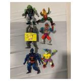 GROUP OF TMNT VILLIAN FIGURES