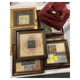 LENOX TOWELS, FRAMED WALL ART