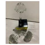 GOYAL CARTIER ART GLASS MUSHROOM SET