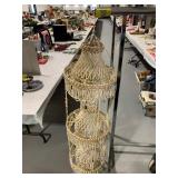 3-TIER SEASHELL HANGING LIGHT FIXTURE