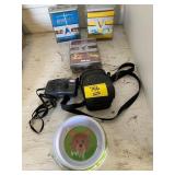 STAR TREK DVD SETS, PENTAX CAMERA, DOG BOWLS