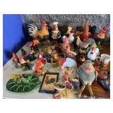 LARGE GROUP OF ROOSTER Dï¿½COR