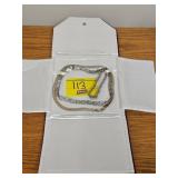 (3) PIECE BRACELET AND NECKLACE SET IN HELZBERG