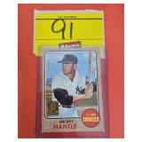 1996 MICKEY MANTLE 1968 TOPPS 280 REPRINT, NEW