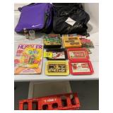 COKE TRAYS, PEZ KEYCHAIN SET, BOWLING BALL BAGS,