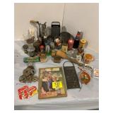 SPICE TINS, PEPSI SODA GLASSES, BECK TIN SHOP