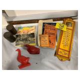 COKE BOTTLE METAL THERMOMETER