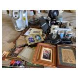 KEURIG MACHINE, FAN, PENS, ASIAN THEMED LIDDED