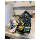 POWER STRIP, BRACKETS, HANGING FILE FOLDERS,