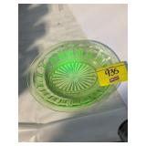 GLOWING GREEN URANIUM PLATTER