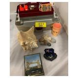 SEASHELLS, 353D PATCH, TACKLEBOX, PLASTIC FACE