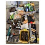 LIGHT BULBS, EXTENSION CORDS, SHRINK WRAP ROLL,