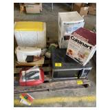 HAMPER, SEWING MACHINE, KITCHEN GADGETS, 3 DRAWER