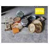 TRAY, ARTWORK, WOODEN CALENDAR, SEWING KIT, FAN,