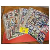 (23) SHEETS OF MOSTLY FOOTBALL CARDS. YOUNG