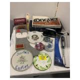 BOARD GAMES, SIGNED SANTA COOKIE PLATE, MEAT