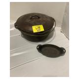 #10 DO MARKED CAST IRON SKILLET, MINI CAST IRON