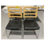 PAIR OF MID CENTURY CHROMECRAFT ACCENT CHAIRS