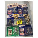 6 STARTING LINEUP FIGURES ON CARDS