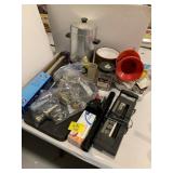 DOOR LOCKS, GRAB BAR, COFFEE POT, POWERSHRED