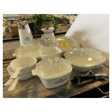 GROUP OF CORNFLOWER BLUE CORNINGWARE