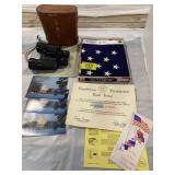 BULLDOG AMERICAN FLAG, CAPITAL POST CARDS,